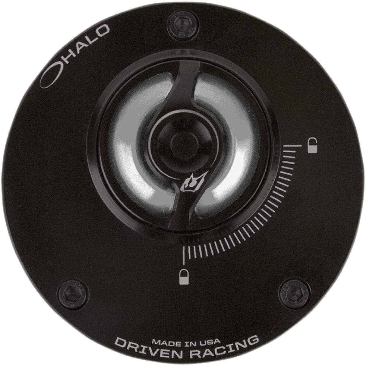 DRIVEN RACING 0703-0696 DHFC-SL Halo Fuel Cap Fuel Cap - Halo - Silver