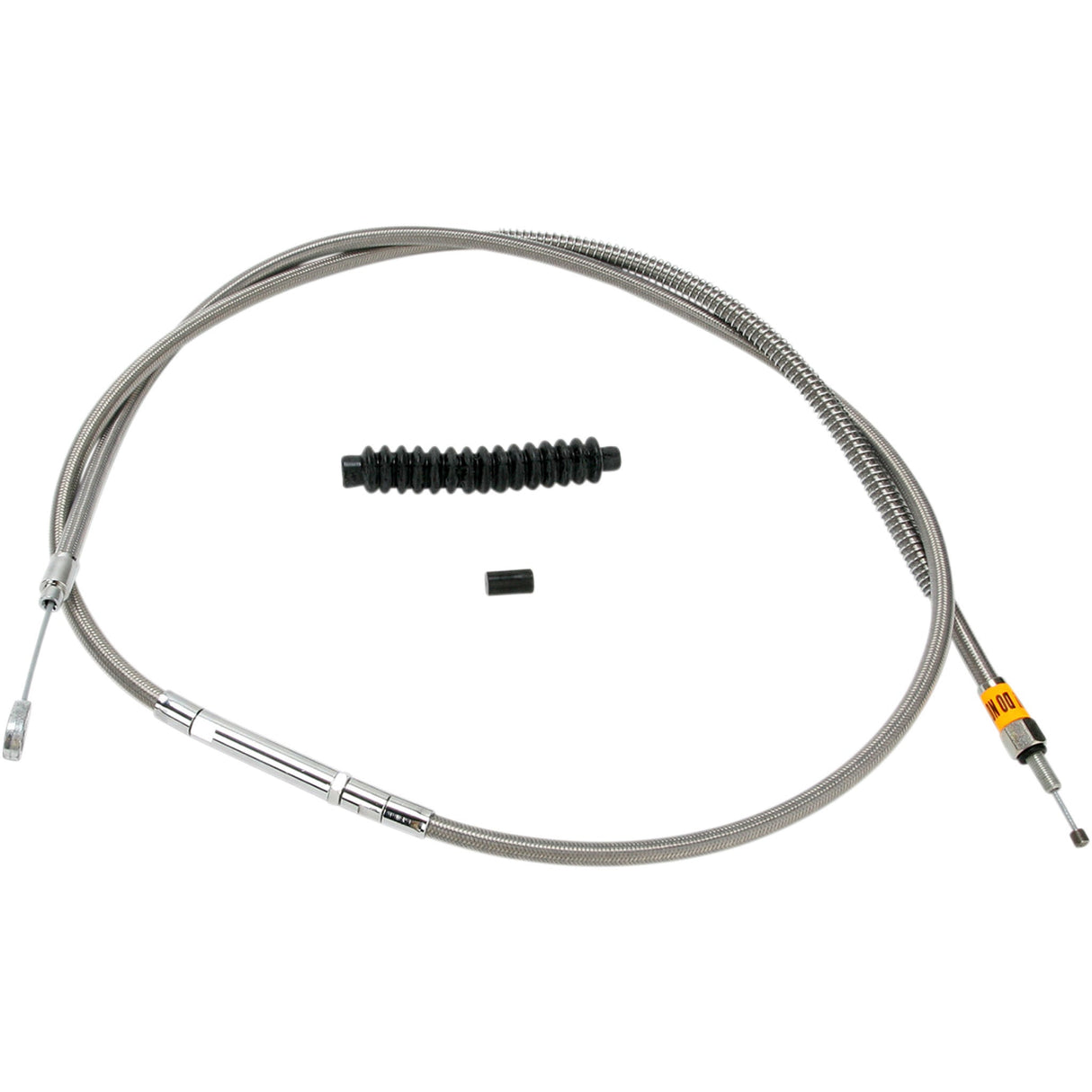 Barnett High-Efficiency Stainless Steel Clutch Cable For Harley-Davidson +6" - 102-30-10006-06 For Harley Dyna 1993-2003