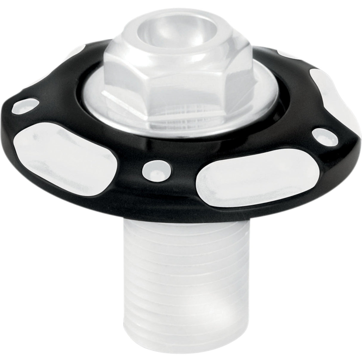 RSD Misano Stem Nut Bolt Contrast Cut - 0208-2064-BM For Harley 1988-2019