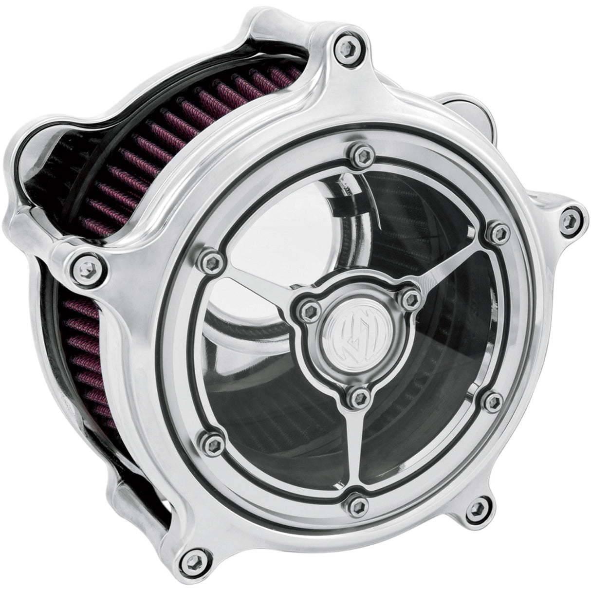 RSD Clarity Air Cleaner Kit Chrome - 0206-2059-CH For Harley Motorcycles 1993-2017