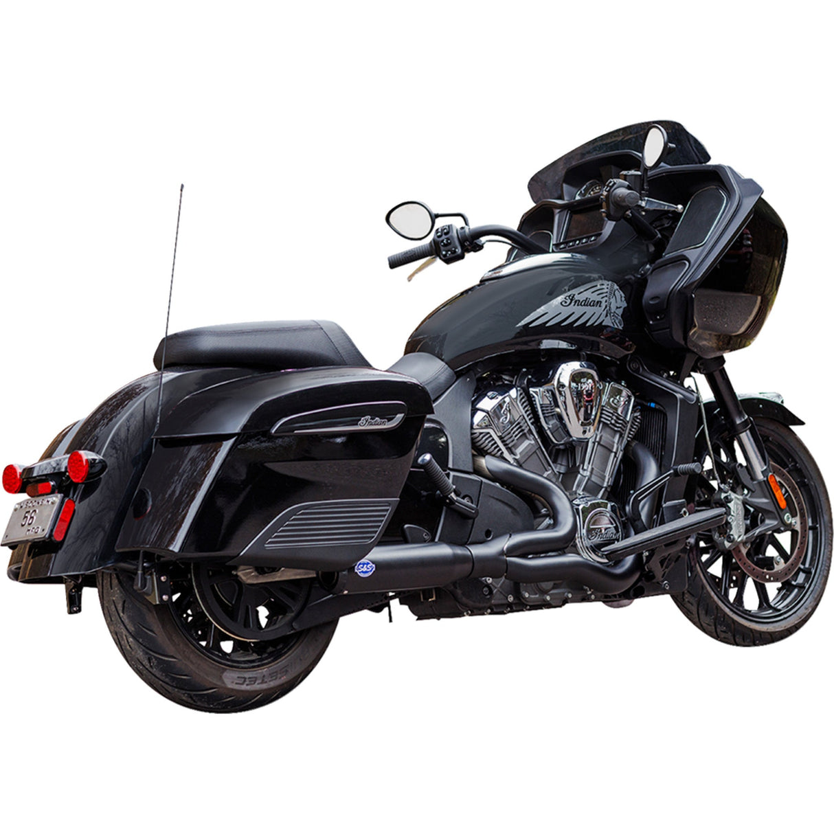 S&s Cycle Qualifier 2-Into-1 Exhaust System - 550-1084 For Indian Challenger 2020-2023
