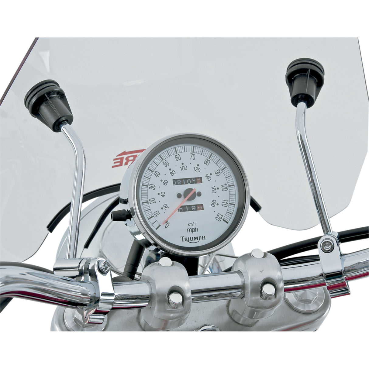 Slipstreamer Spitfire Windshield - S-06-CHR-C For Harley Motorcycles 1988-2025 | Honda Motorcycles 1992-2025 | Suzuki Motorcycles 1999-2025