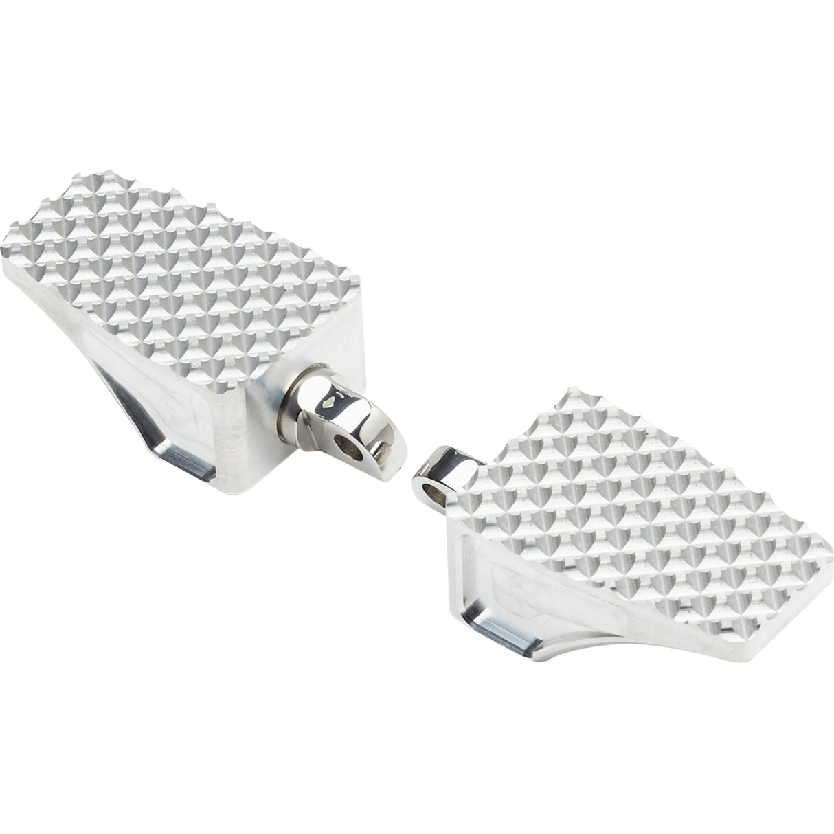 LA CHOPPERS 1620-2435 LA-P100-01 County Line Footpegs - County Line Billet Footpegs - Front - Raw