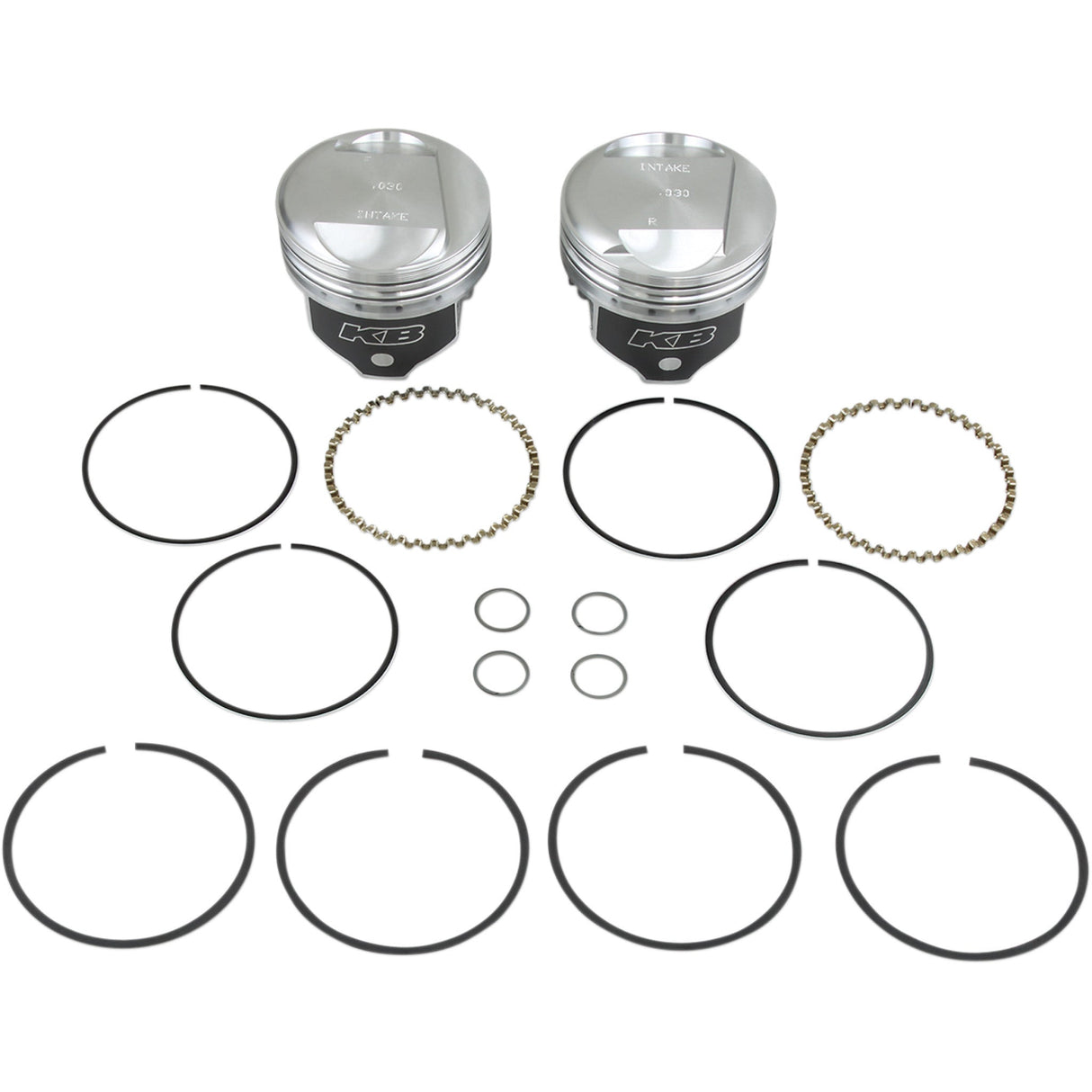KB PERFORMANCE DS-751251 KB266.030 Hypereutectic Piston Kit Piston Kit