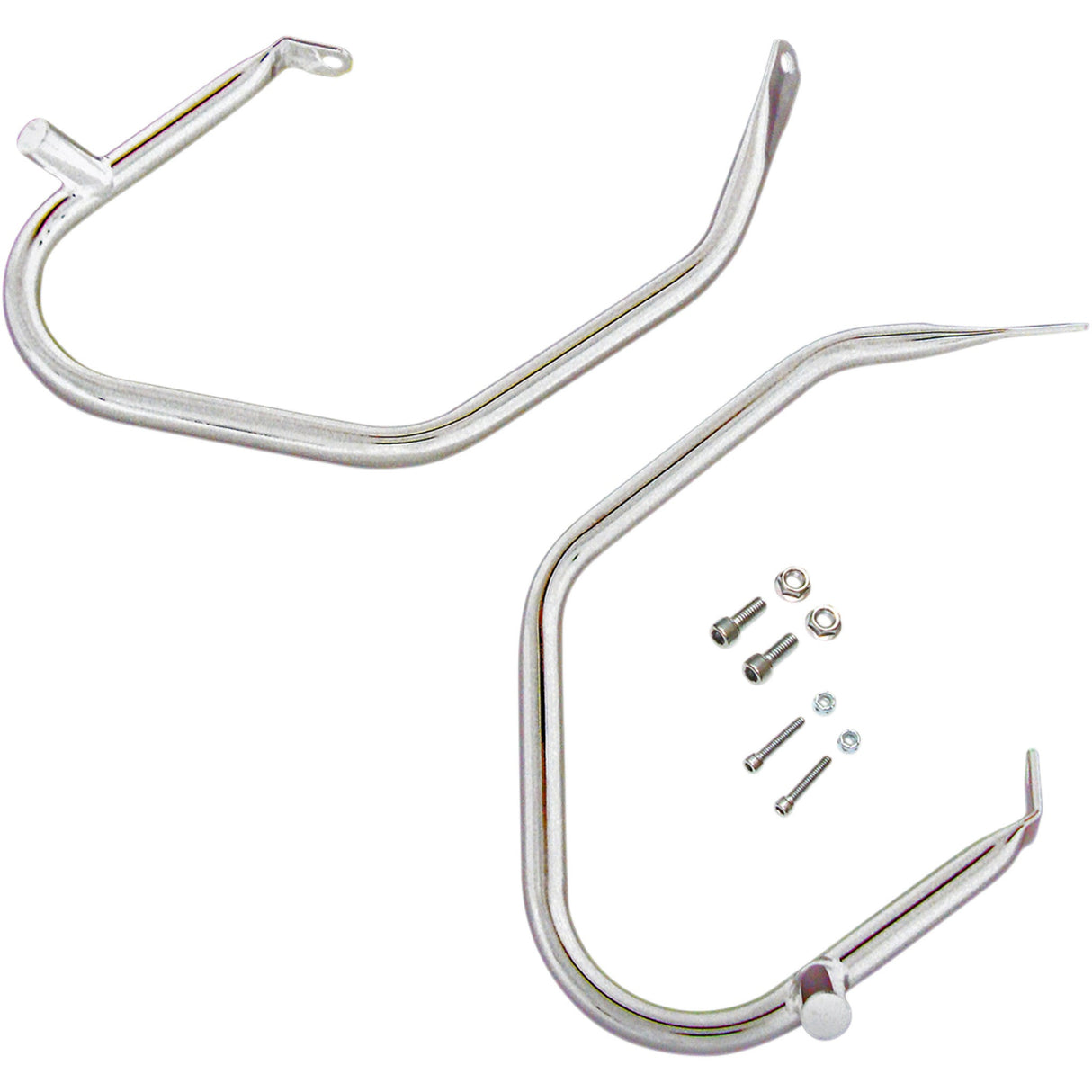 DRAG SPECIALTIES 0505-1565 Low-Profile Saddlebag Guards Saddlebag Guard - Chrome