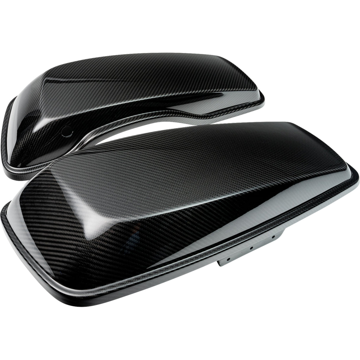 SLYFOX 3501-2123 1020-SBLC-G Saddlebags Saddlebag Lids - Carbon Gloss - FL '14-'23