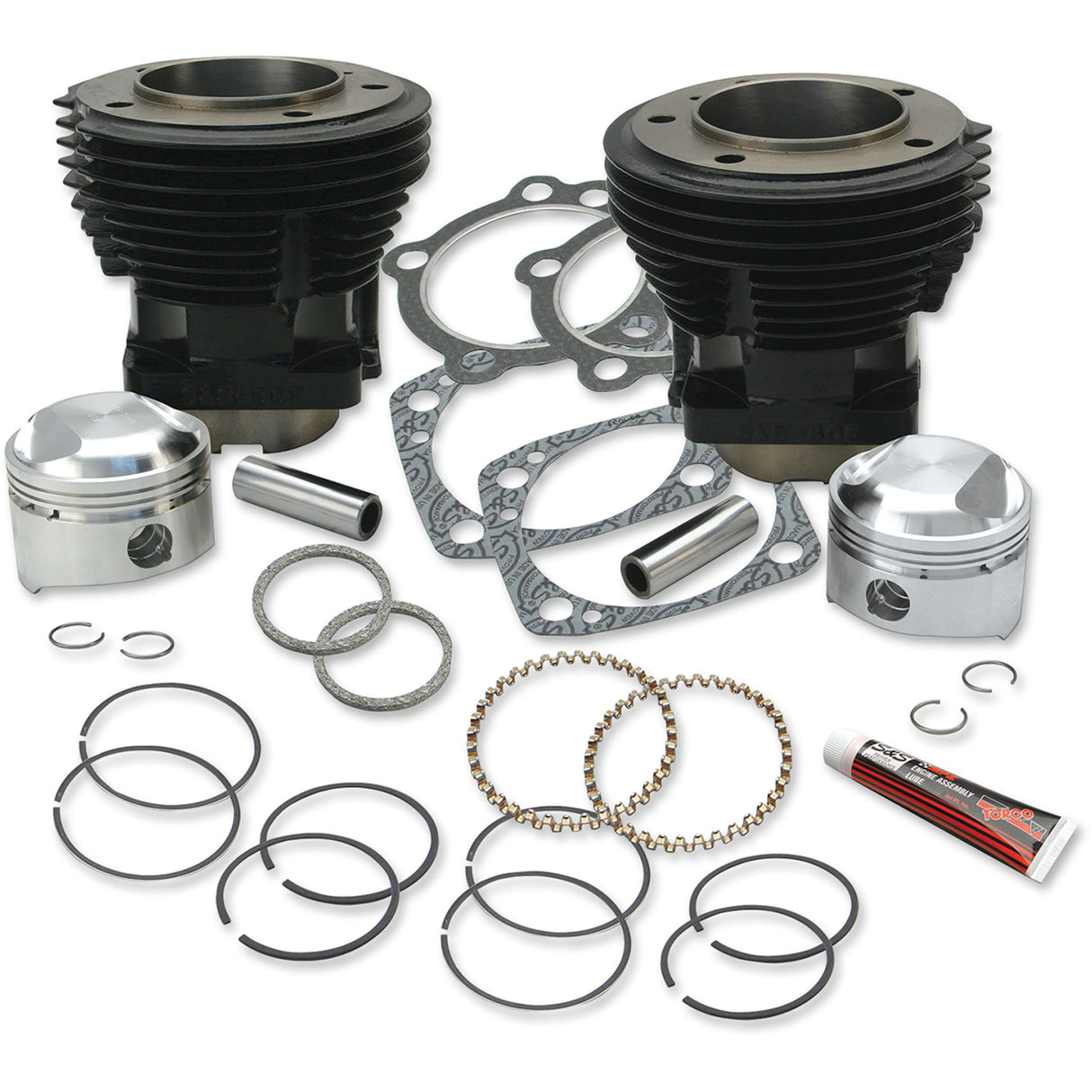 S&S CYCLE 0931-0688 91-9024 Stock Bore 80" Cylinder and Standard Compression Piston Kit - Cylinders and Pistons - 80" - Low Compression