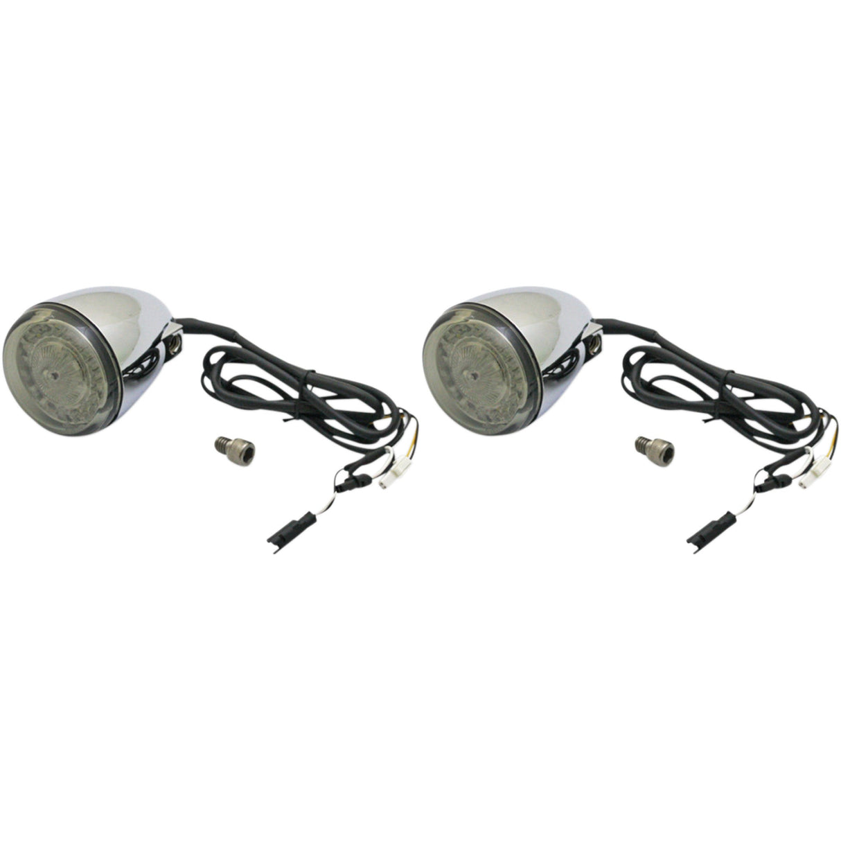 CUSTOM DYNAMICS 2020-1742 PB-IND-FTS-AW-C ProBEAM® Dynamic Ringz™ LED Front Turn Signals ProBEAM® Turn Signals - Chrome