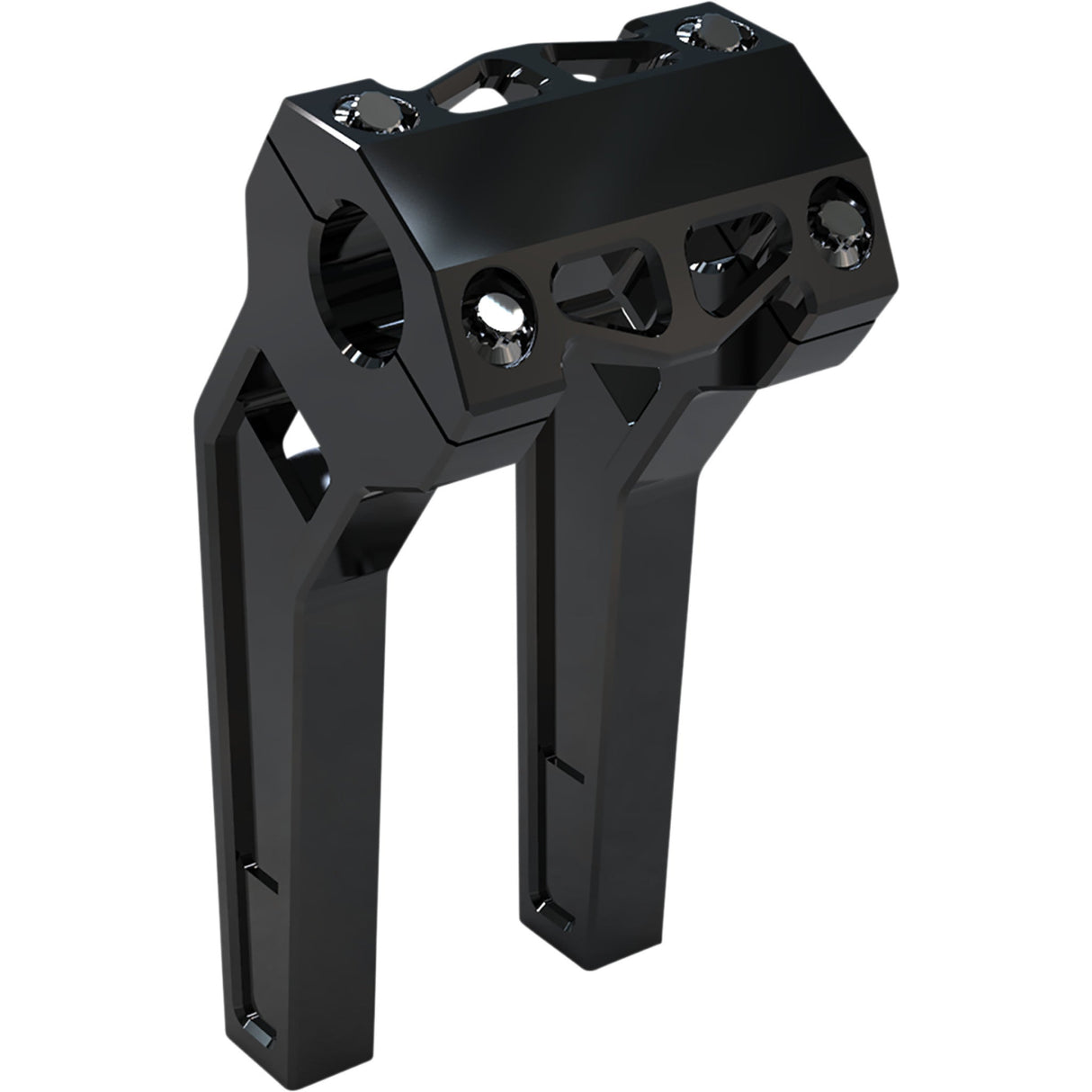 LA CHOPPERS 0602-1231 LA-7481-08B Performance Risers - Pullback - 8" x 1-1/4" - Black Anodized