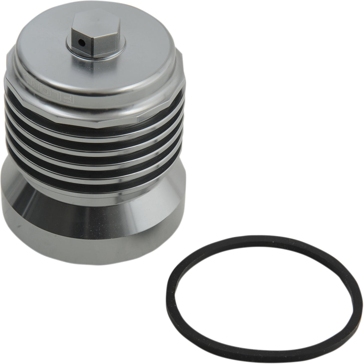 PC Racing Flo® "Spin-On" Oil Filter Gunmetal Gray - PCS5 For Harley Motorcycles 1980-1986 | Ducati Motorcycles 1990-2025