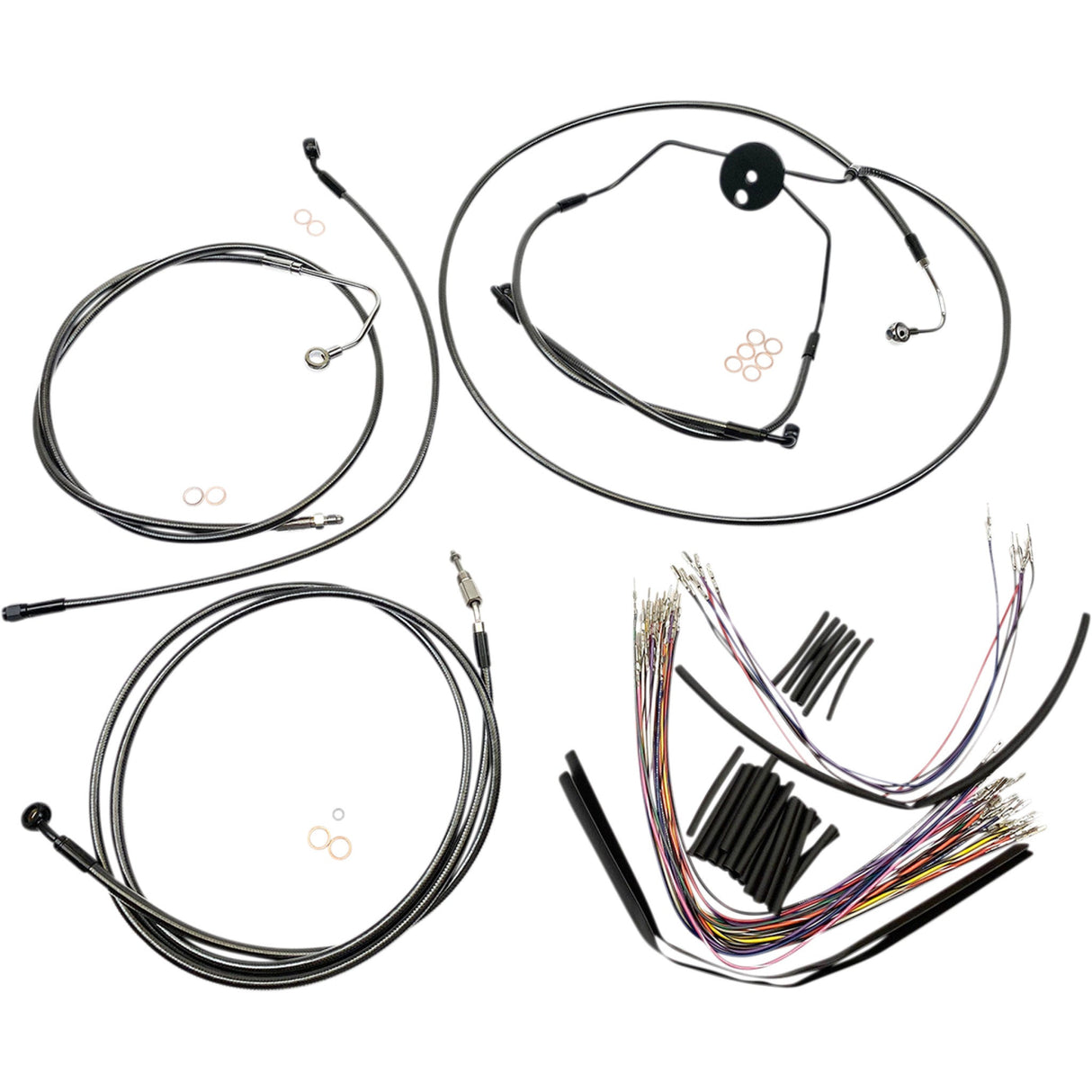 Magnum Shielding Cable Kit - 487001 For Harley Touring 2008-2012