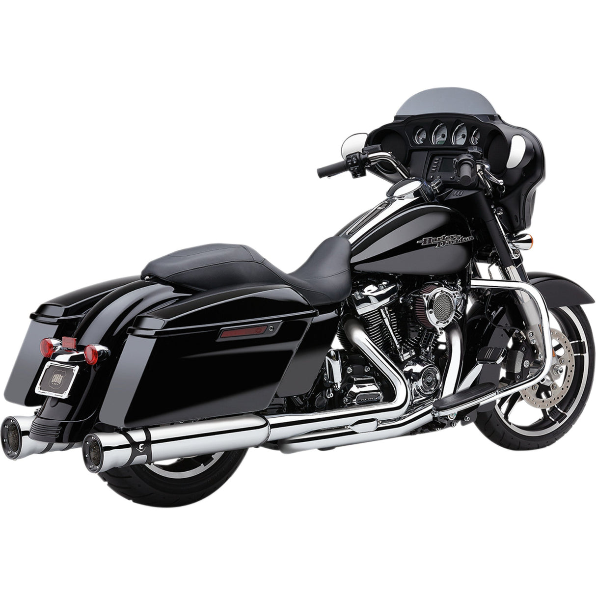 COBRA 1802-0385 6255DB Dual Bung Pro Chamber Headpipes - Chrome