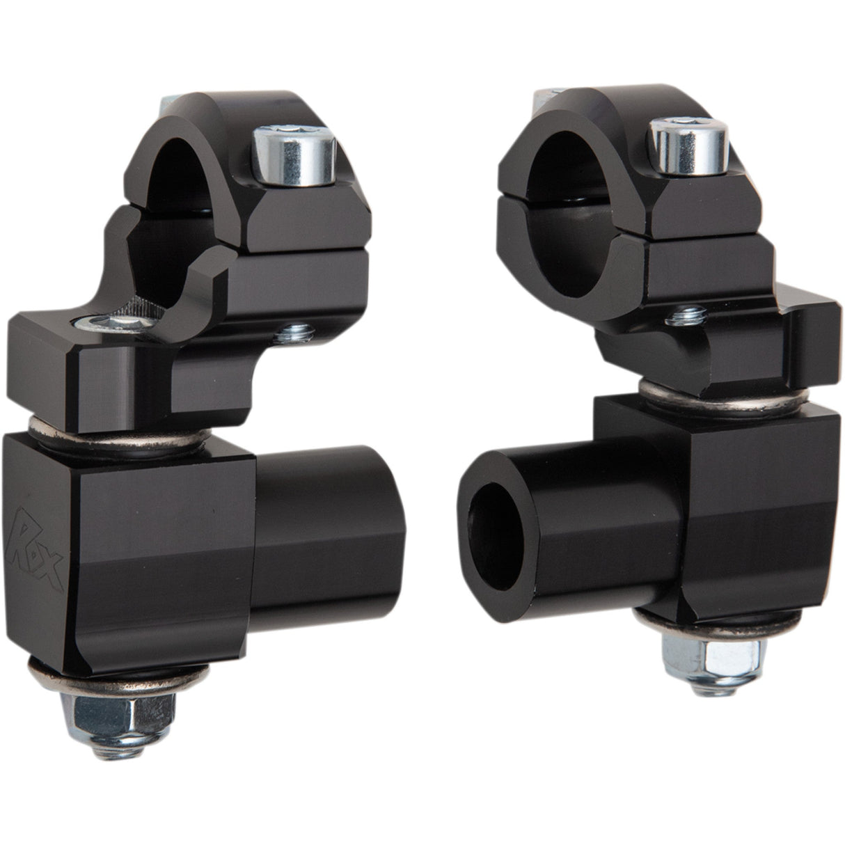 ROX Speed FX Anti-Vibration 2" Pivot Handlebar Risers 1-1/8" Black - 1R-AV2PPK For Honda Motorcycles 2013-2025 | Triumph XC 800 / Tiger 2011-2018