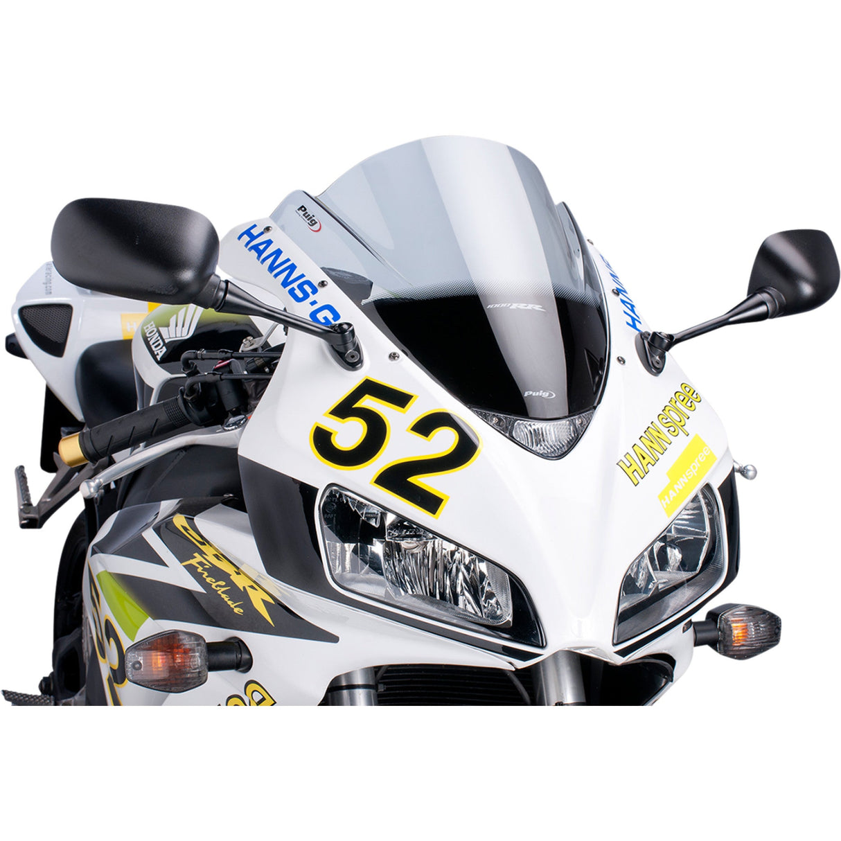 Puig Hi-Tech Parts Z-Racing Windshield - 1665H Honda CBR1000RR 2004-2007