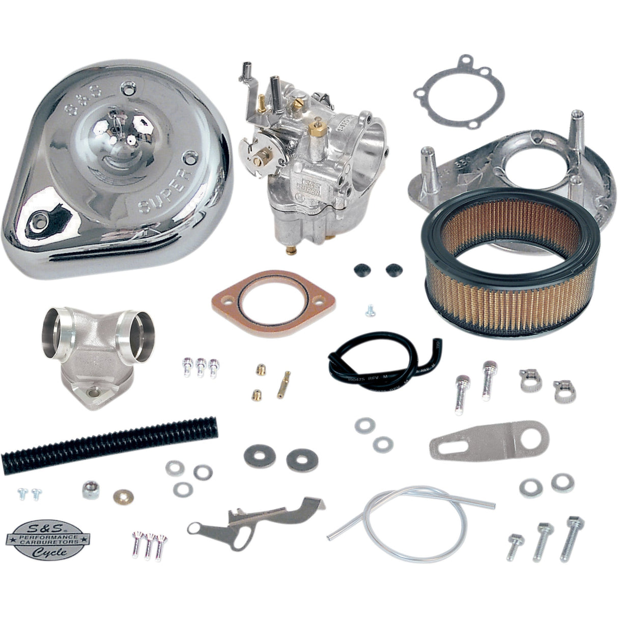 S&S Cycle Super E Carburetor Kit With Manifold Sportster - 11-0470 For Harley Sportster 2004-2006
