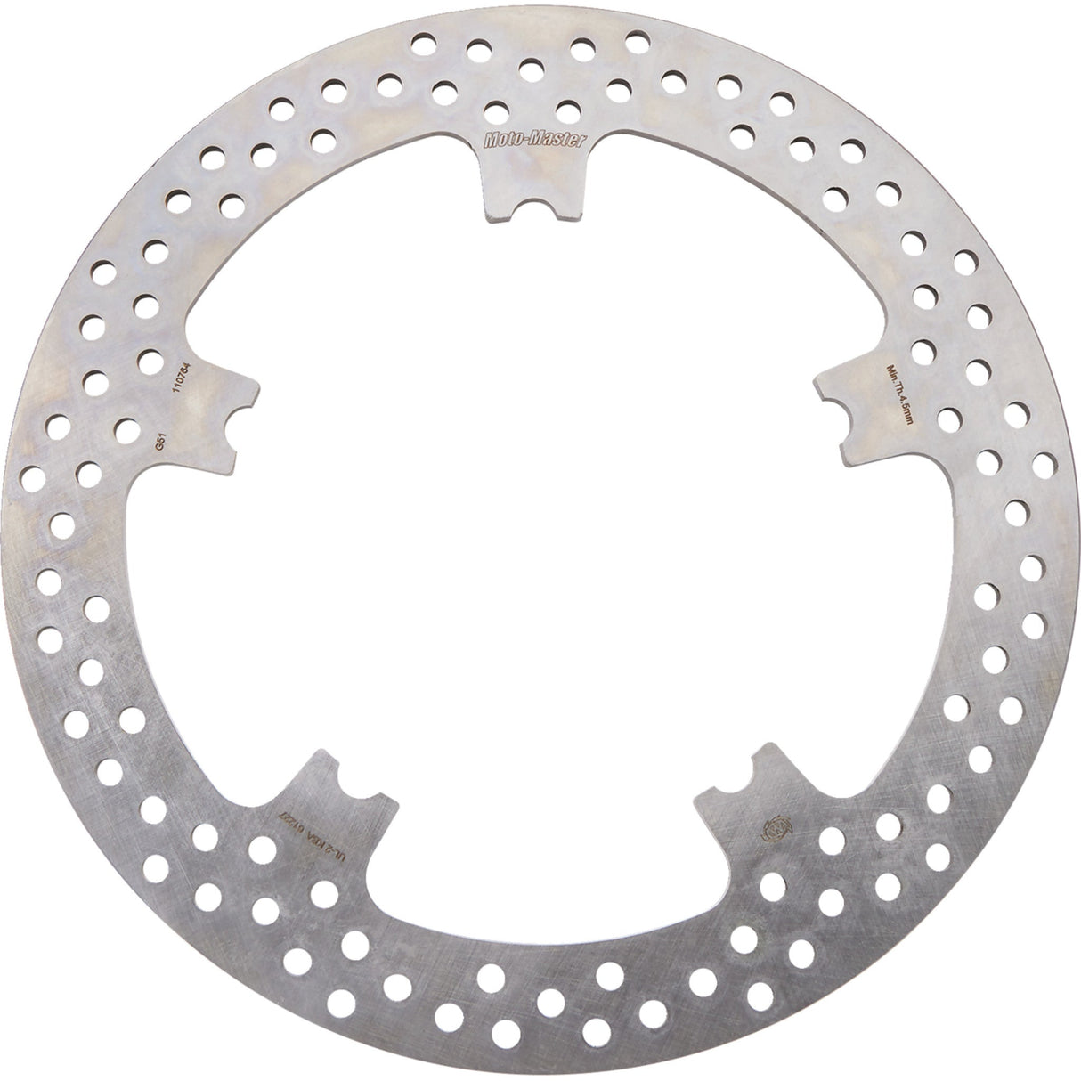 Moto-Master Brake Rotors Front Right Front Left Halo - 110764-PU For Harley Motorcycles 2006-2017