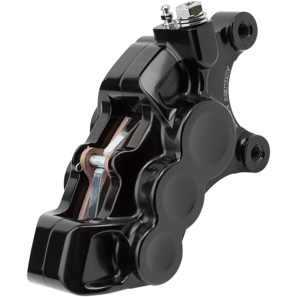 Arlen Ness Ness Tech Four-Piston Caliper Left 11.8" Black - 02-221 For Harley Motorcycles 2006-2026