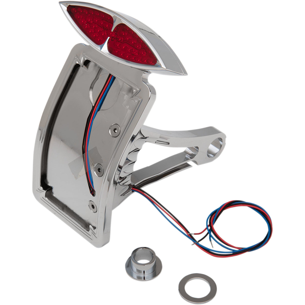 DRAG SPECIALTIES Side-Mount Deco Taillight with License Plate Mount