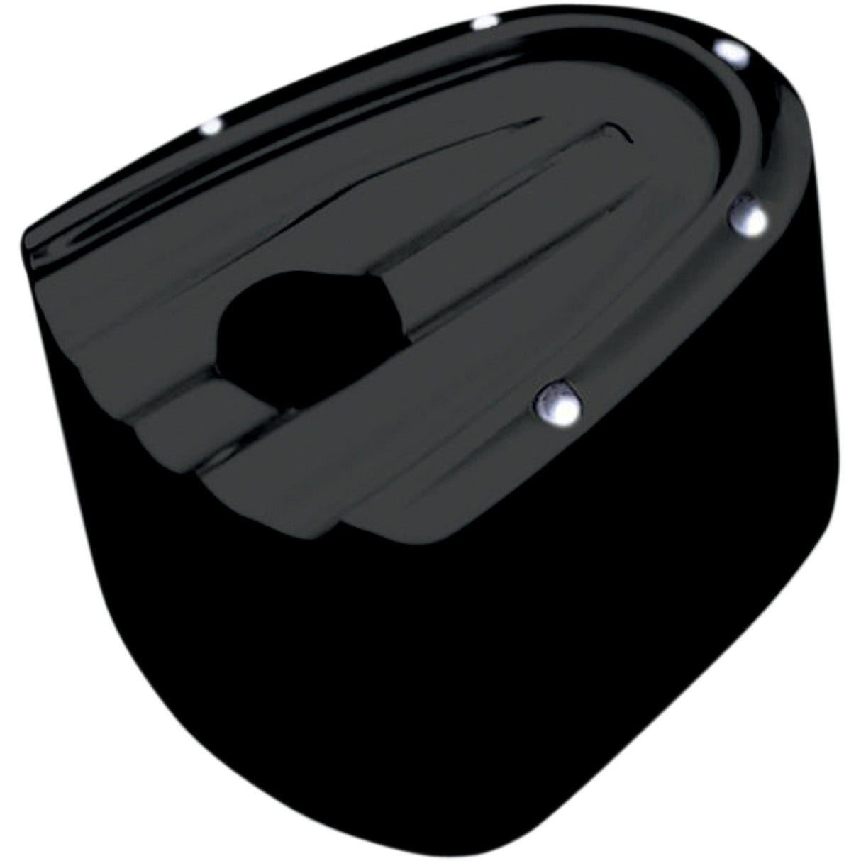Covingtons Ignition Switch Cover Dimpled Black - C1247-B For Harley Touring 1999-2005