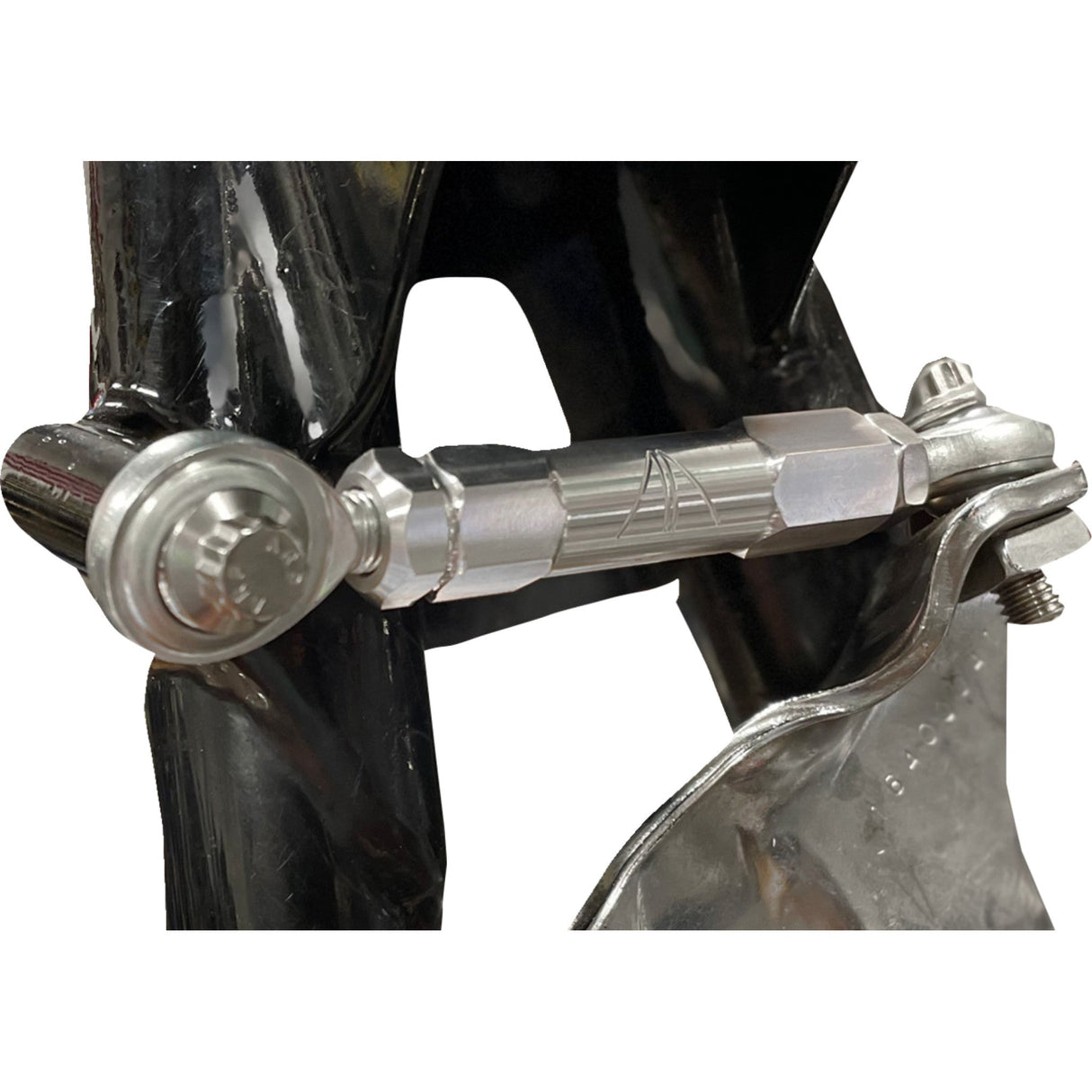 Alloy ART Competition Adjustable Front Stabilizer Link Front Raw Machined Touring - CFL-1 For Harley Touring 2009-2026