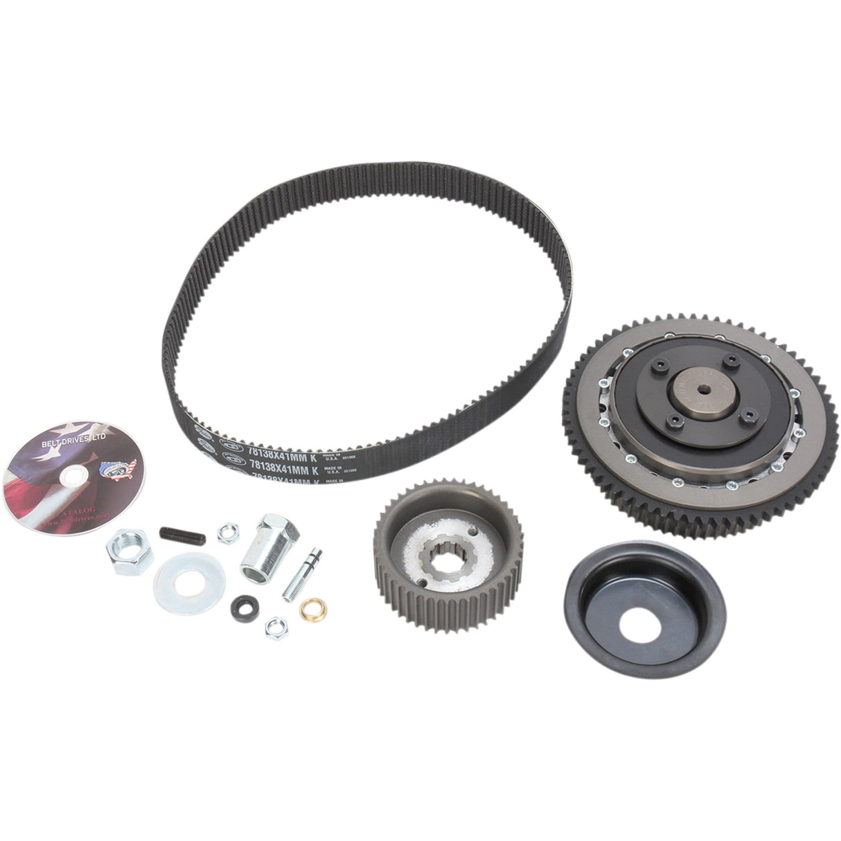 BELT DRIVES LTD. 1120-0250 EVBB-3TRB 8mm Belt Drive with Quiet Clutch System 1-5/8" Belt Drive - 4-Speed