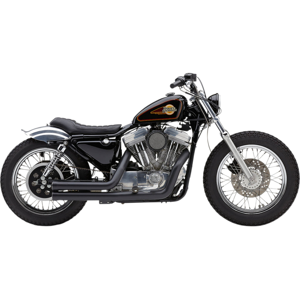 Cobra Speedster Short 2-Into-2 Exhaust System - 6701B For Harley Sportster 1986-2003