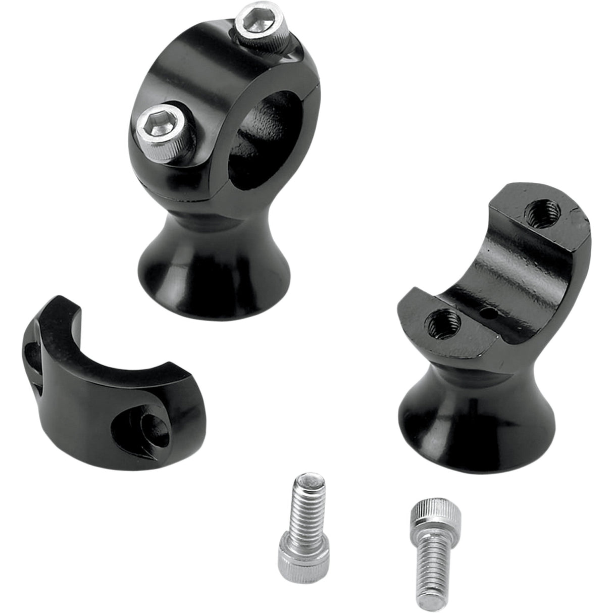 BILTWELL 0602-0568 6401-201-175 1-3/4" Slimline Handlebar Risers Risers - Slimline - 1-3/4" - Black