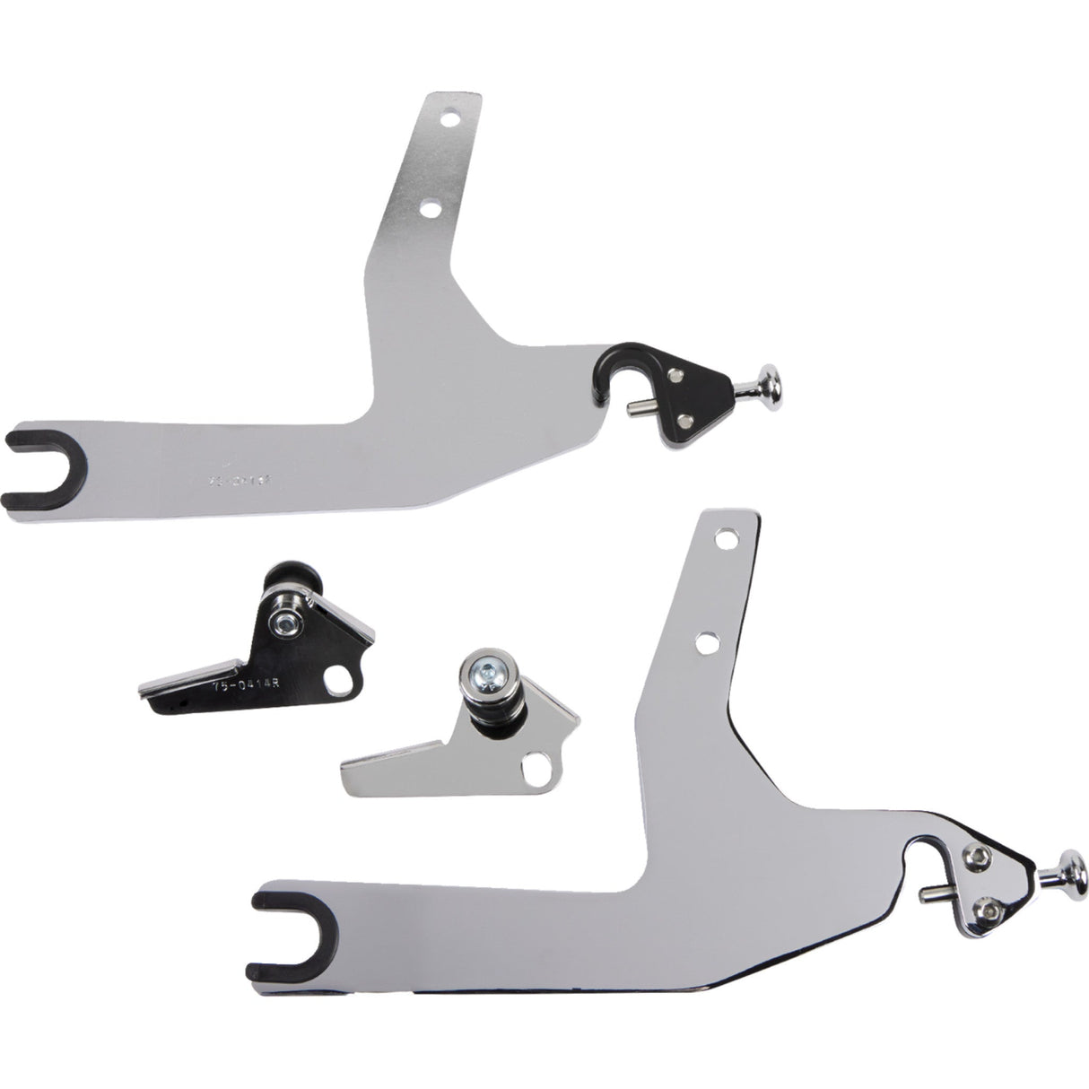 COBRA 1501-0555 602-2001 Detachable Backrest Kit - 14" - Chrome - Softail