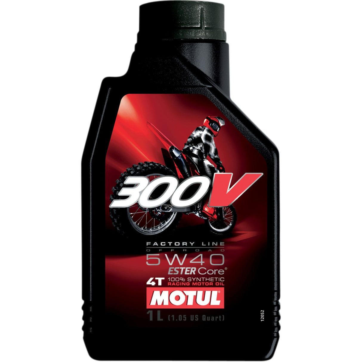 MOTUL 3601-0069 104112 300V Factory Line Road Racing Synthetic 4T Engine Oil 300V Synthetic Ester Oil - 5W-40 - 1L