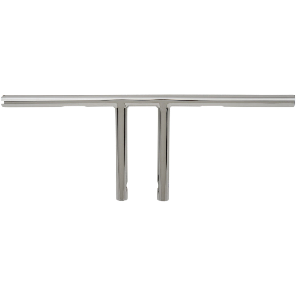 DRAG SPECIALTIES 0601-4218 1" T-Bar dimpled - straight - 8" - chrome