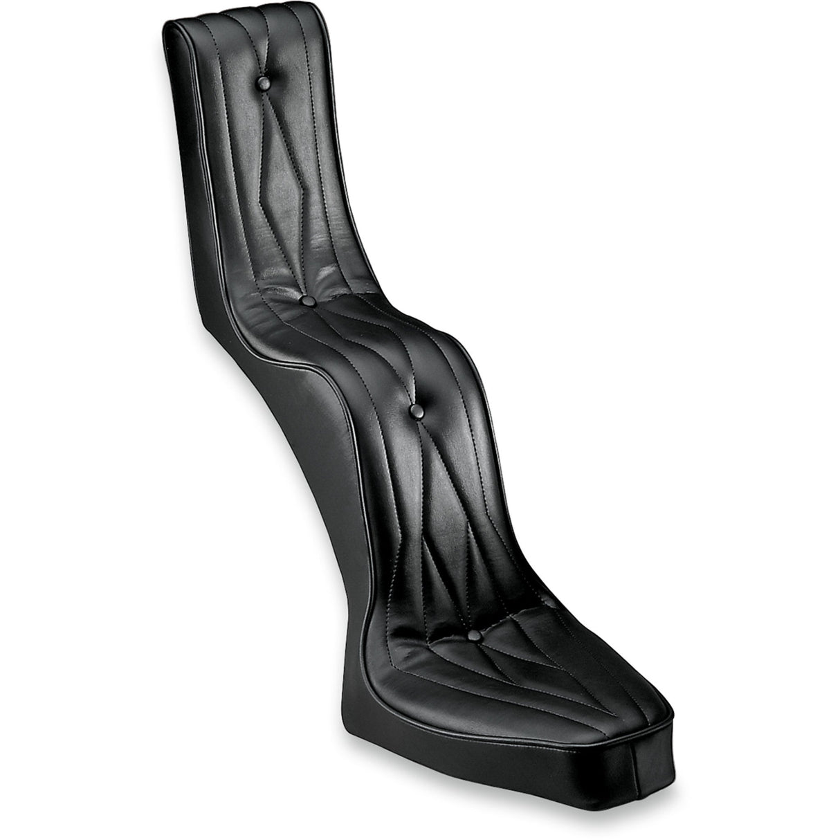 DRAG SPECIALTIES DS-907200 King and Queen Vinyl Seat King/Queen Seat - Diamond - Rigid