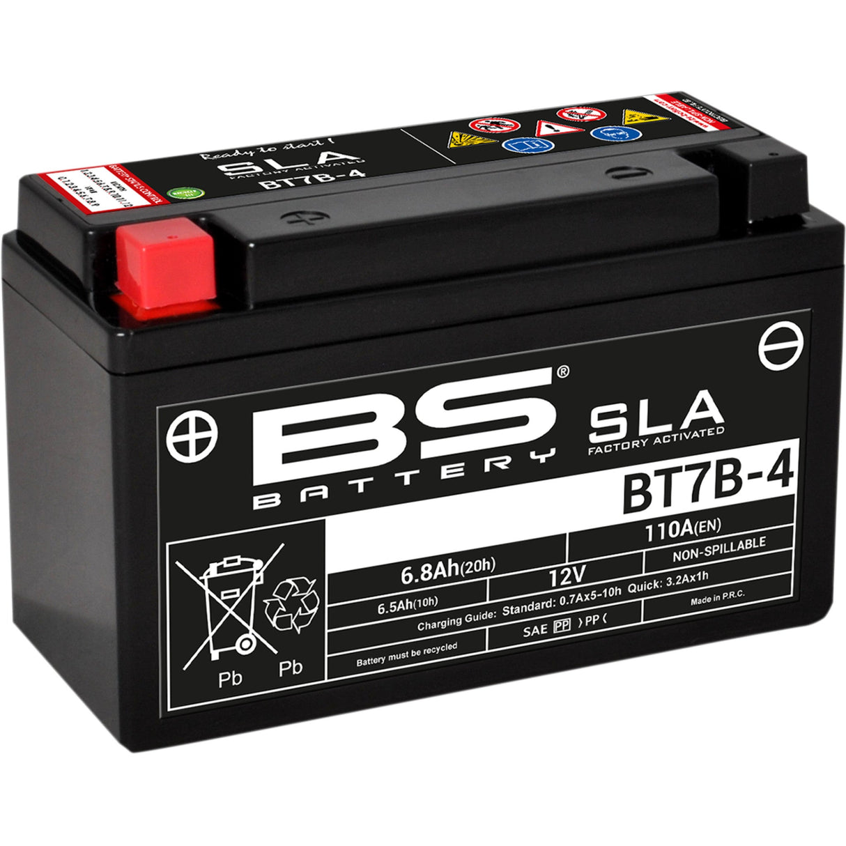 Bs Battery BT Battery - 300641 For Ducati Motorcycles 2019-2025 | Sherco Dirt Bikes 2004-2013 | Suzuki 400S / 400SM / 400 / 400E 2000-2014