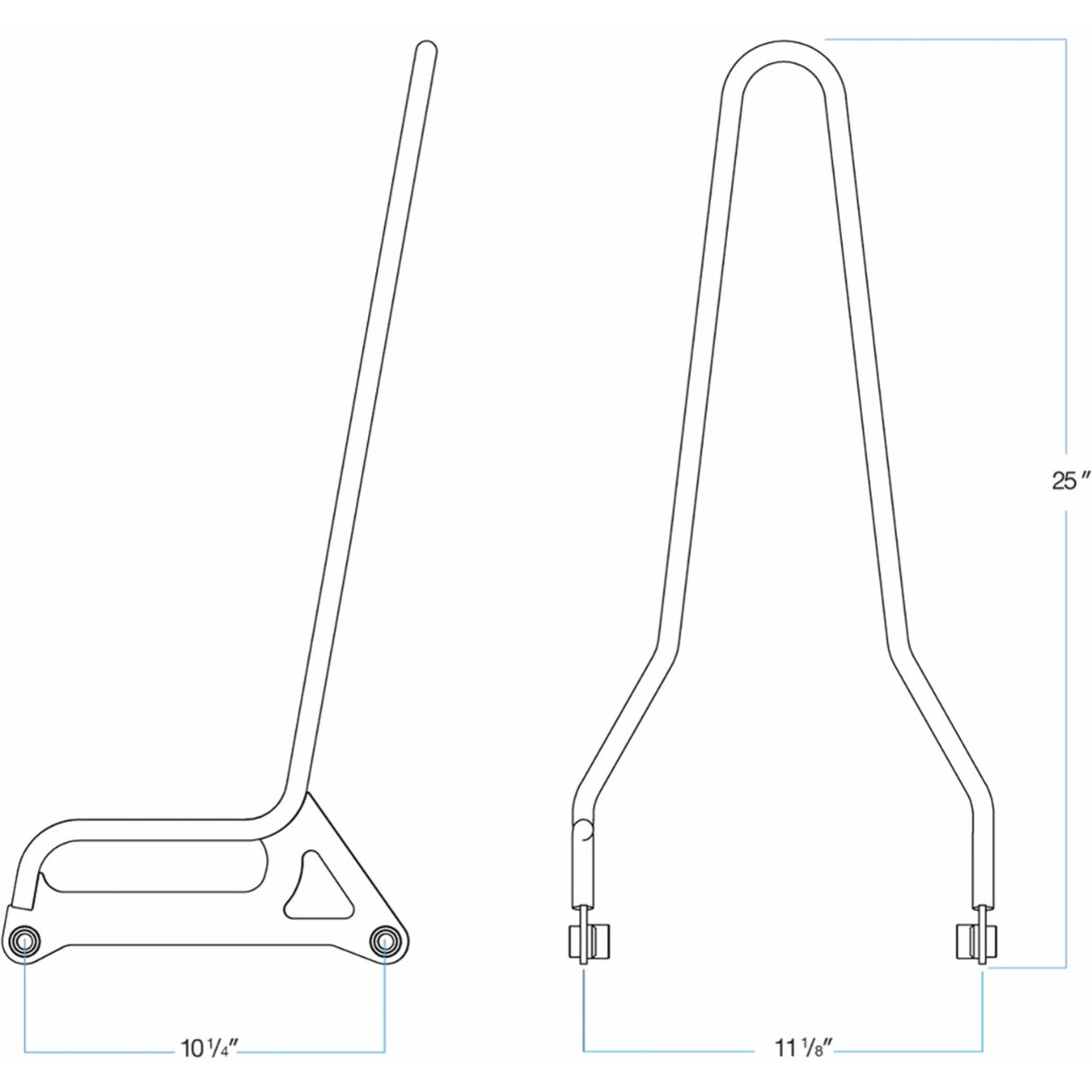 BILTWELL EXFIL Sissy Bars Bar - FXD