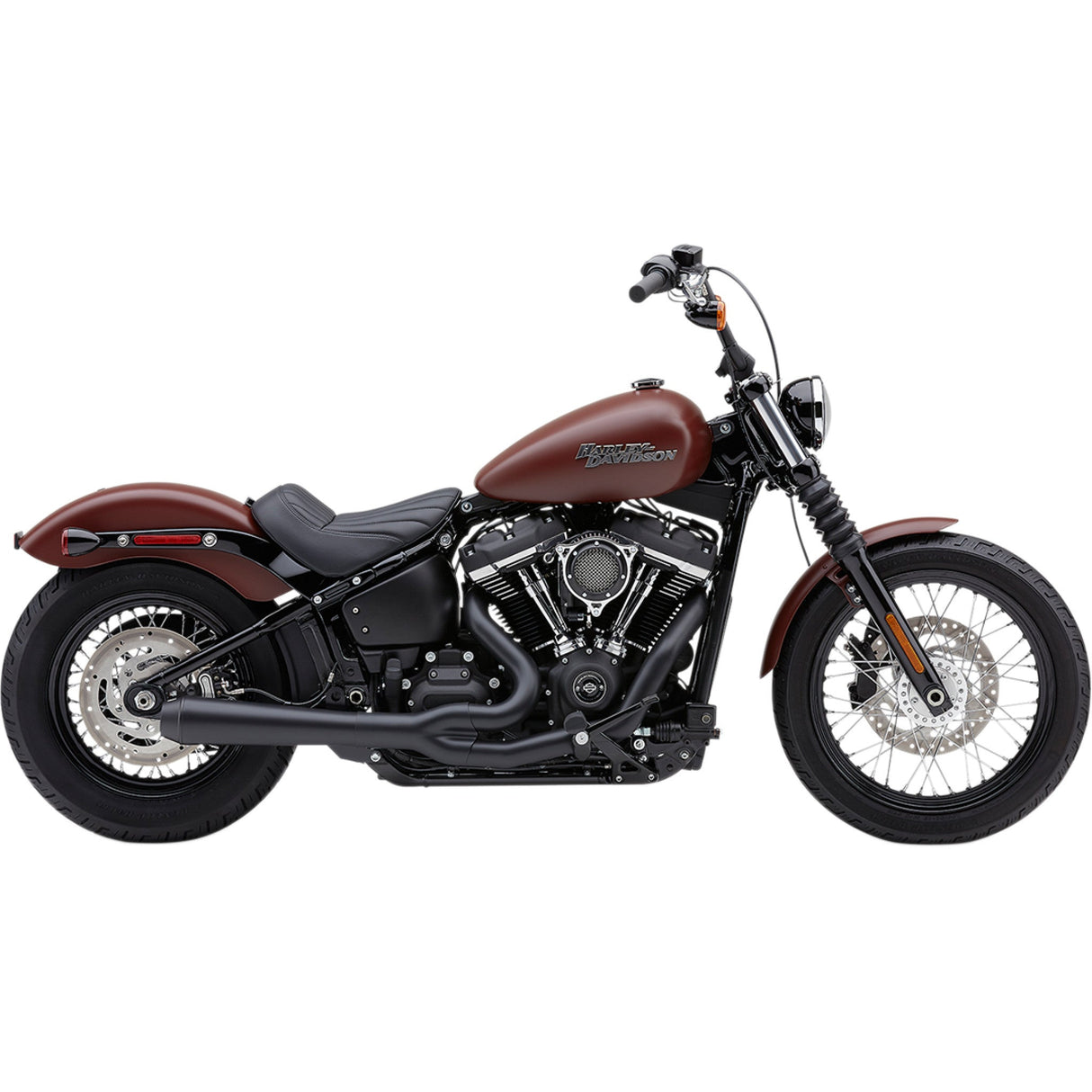 Cobra El Diablo 2-Into-1 Exhaust System - 6478B For Harley Softail 2018-2020