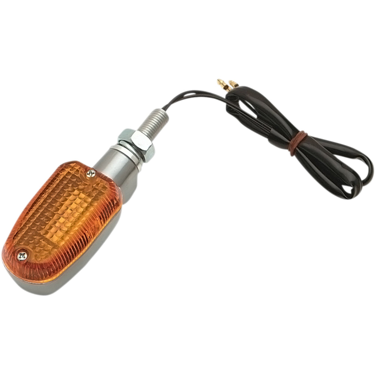 K&S TECHNOLOGIES 25-8300 25-8300 Oblong Aluminum Body Marker Lights Marker Light - Single Filament - Aluminum/Amber