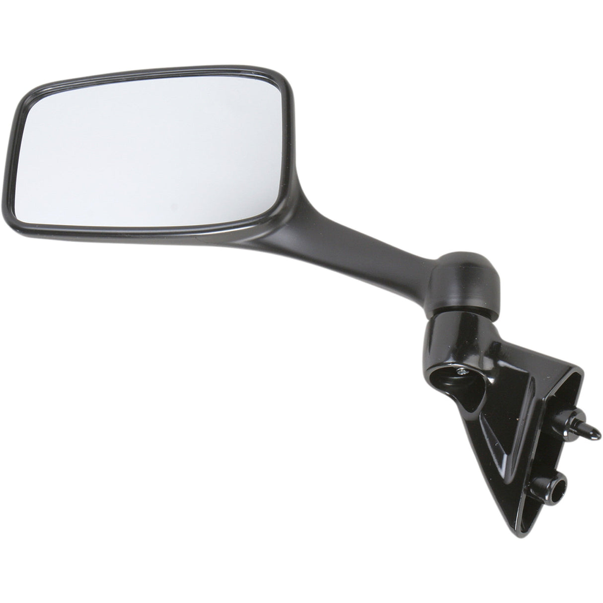 EMGO 0640-0688 20-43082 OEM-Style Replacement Mirror Mirror - Side View - Rectangle - Black - Left