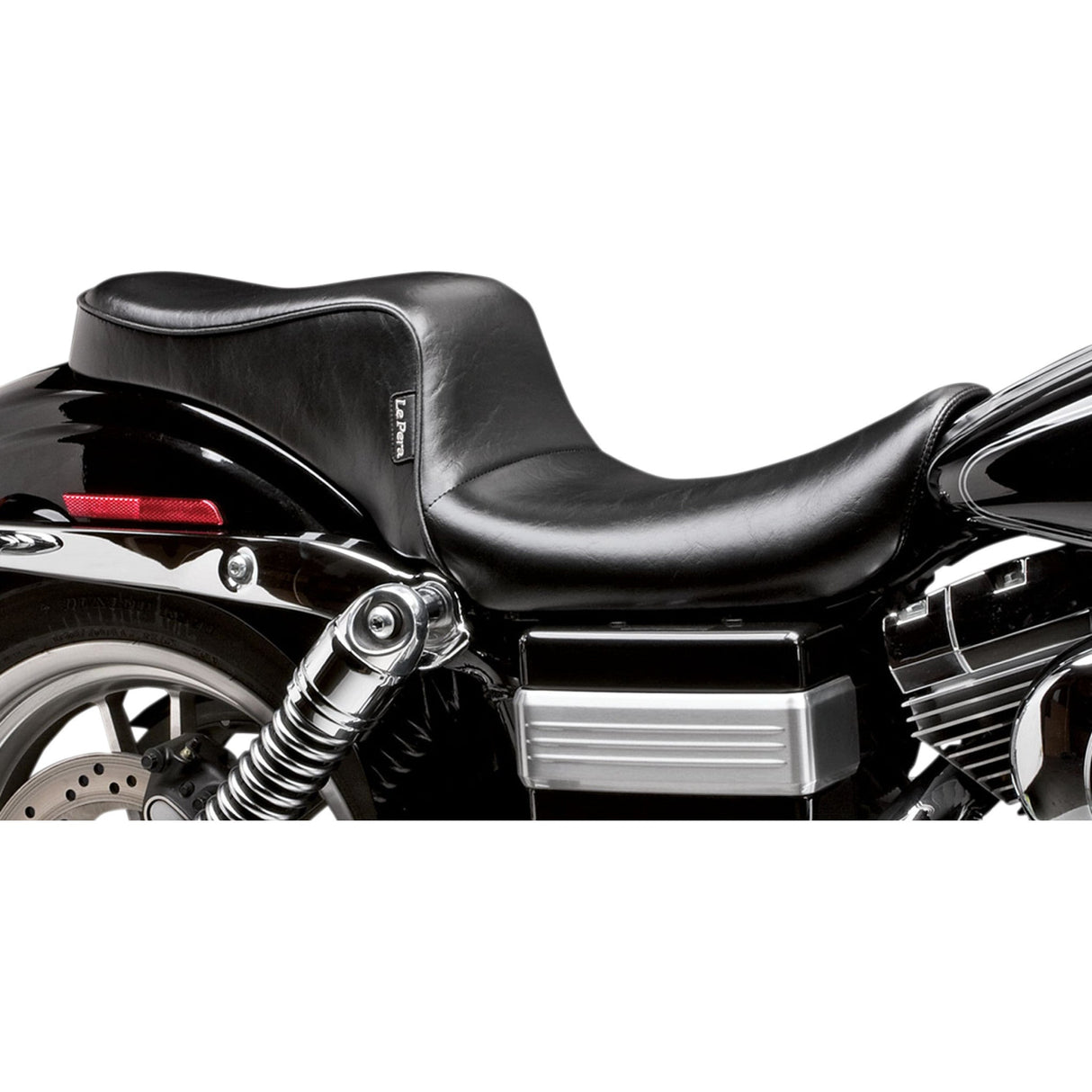 LE PERA 0803-0533 LN-021 Cherokee Seat - Smooth - Black - FXD '96-'03