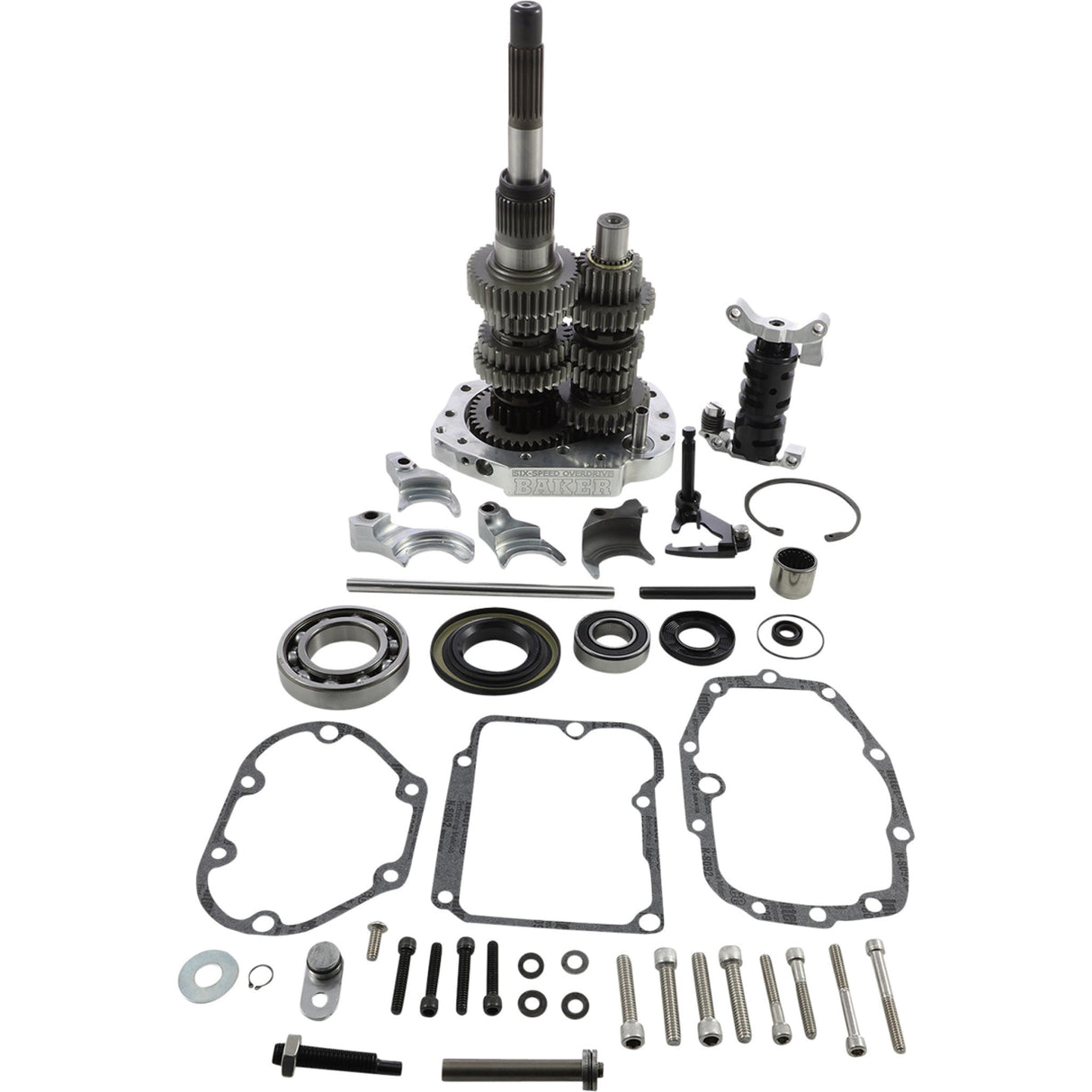 BAKER DRIVETRAIN 1103-0045 OD6-401-02 Overdrive 6-Speed Gear Set 6-Speed Gear Set - Polished
