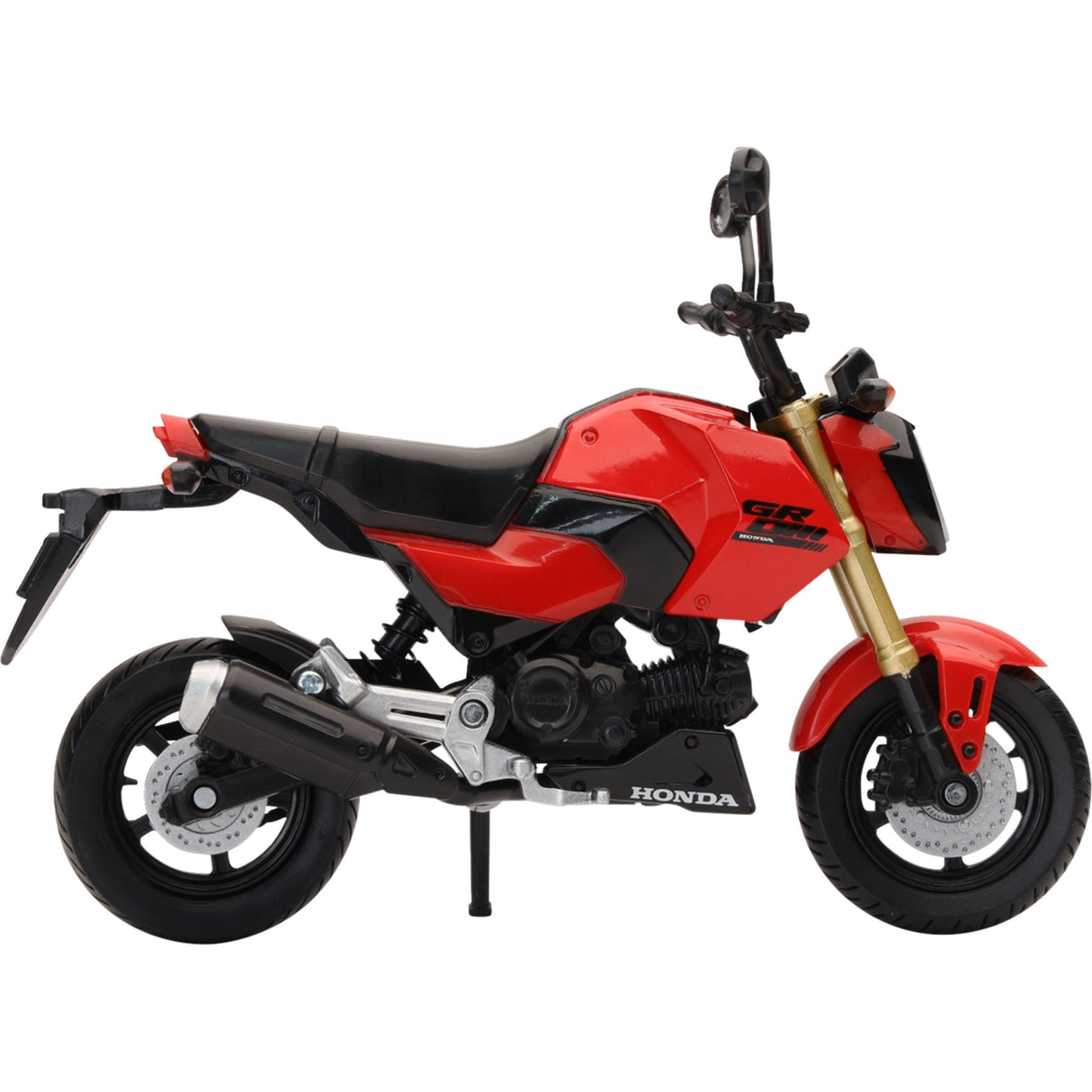 NEW RAY TOYS 7001-0118 58503A Mini Honda Grom Bike Honda Grom - 1:12 Scale - Red