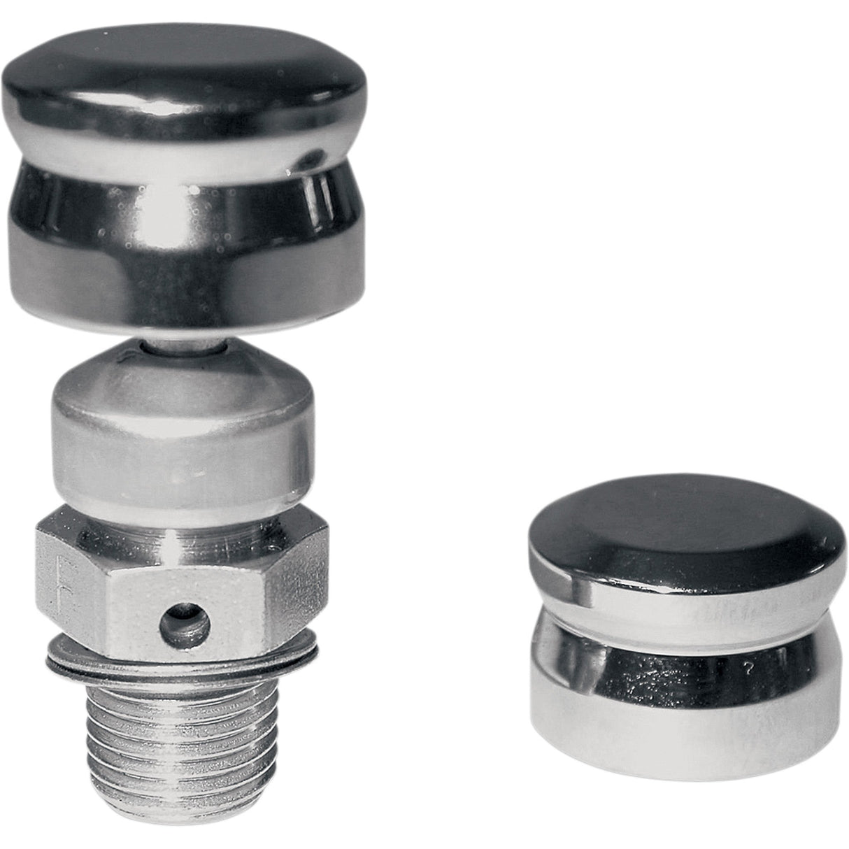 DRAG SPECIALTIES 0950-0101 Compression Release Caps Compression Release Cap - Chrome