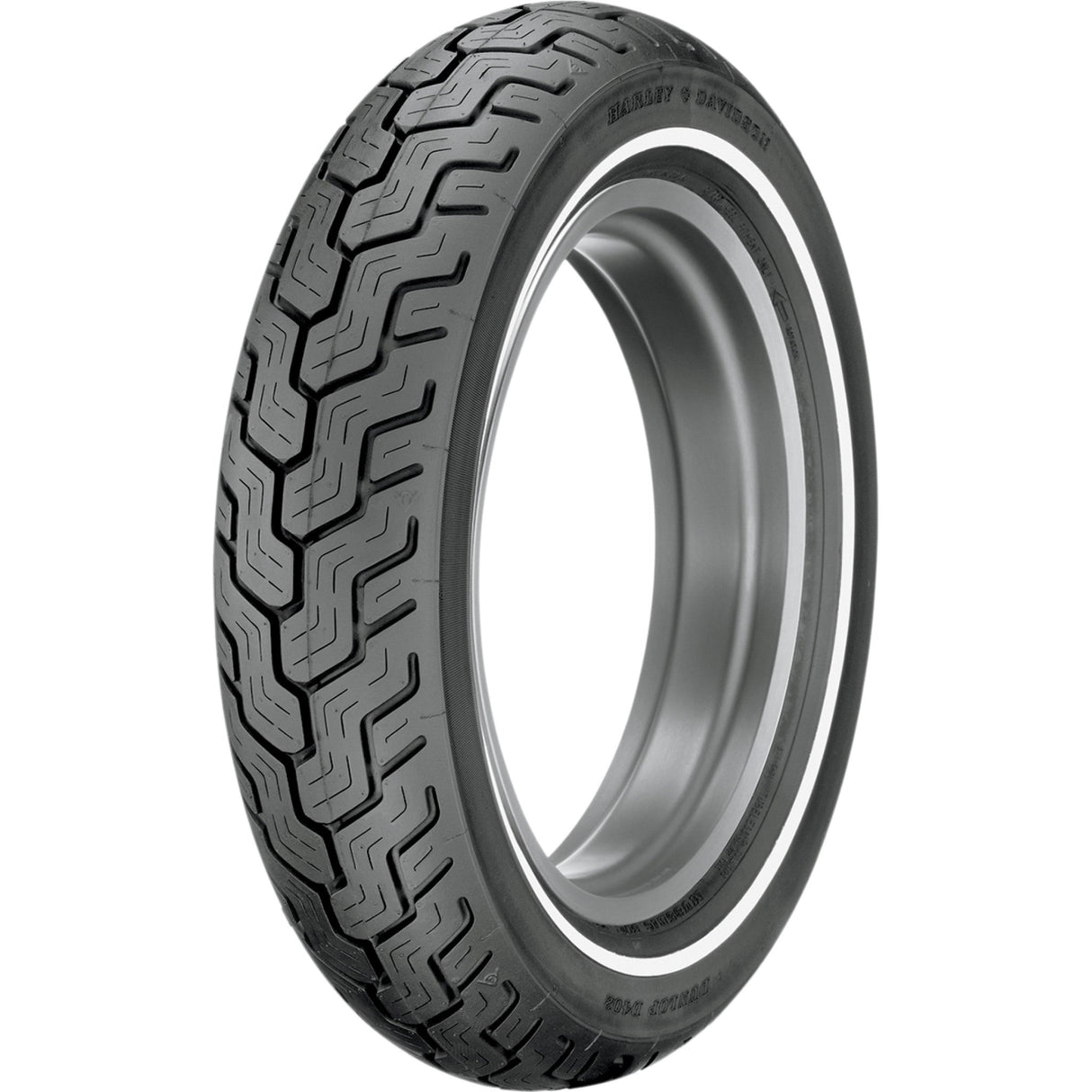 DUNLOP 3018-91 45006847 D402 Tire Tire - D402 - Rear - MT90-16 - Narrow Whitewall - 74H