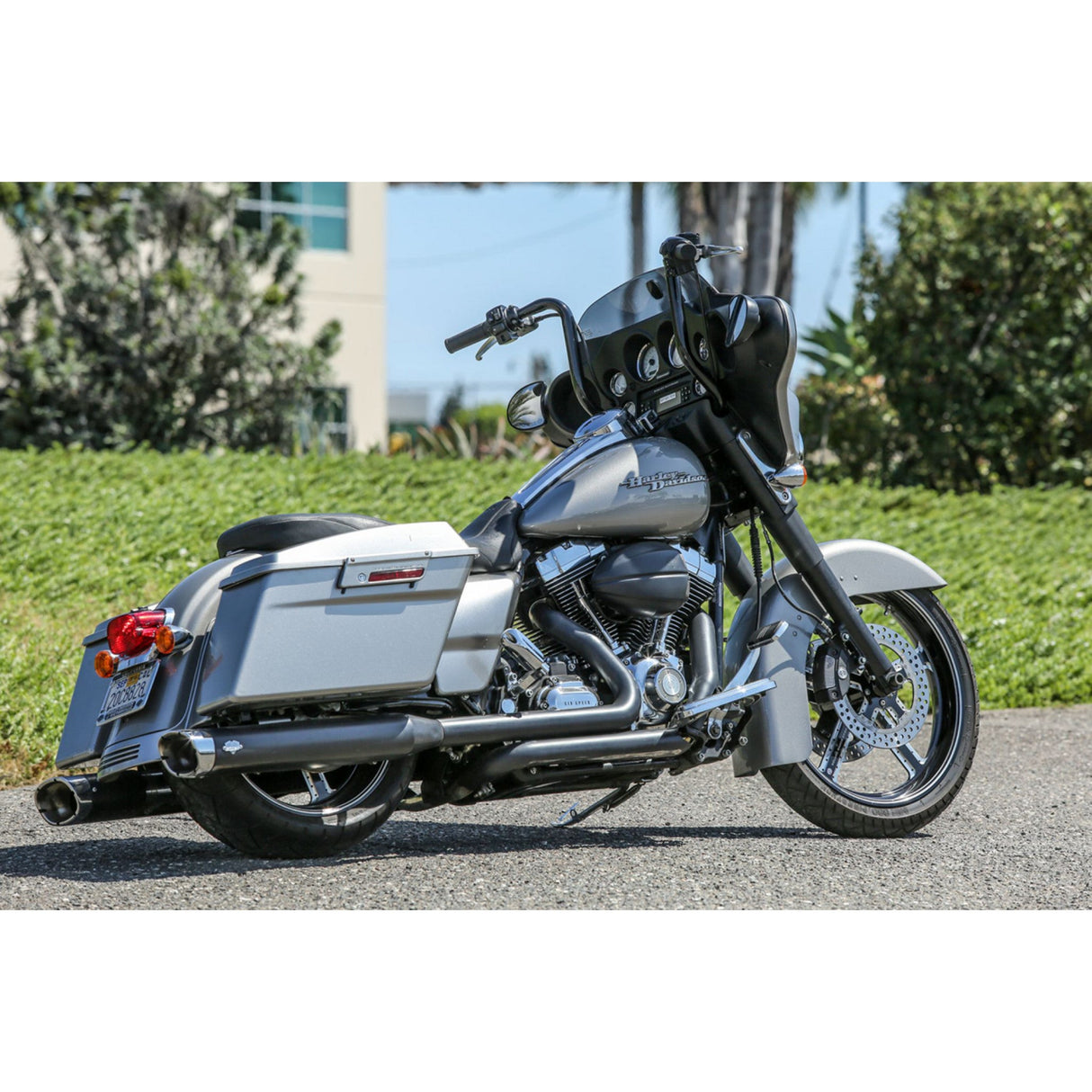 Burly Brand 1-1/4" Bagger Ape Hanger Handlebar TBW 13" Black - B12-2001B For Harley Touring 1986-2025