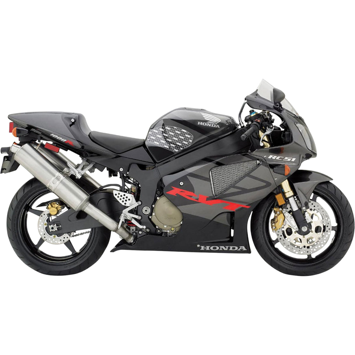 Stompgrip Sticker Kit - 55-10-0015C Honda RVT1000R / Super Hawk / VTR1000F Super Hawk 996 2001-2006