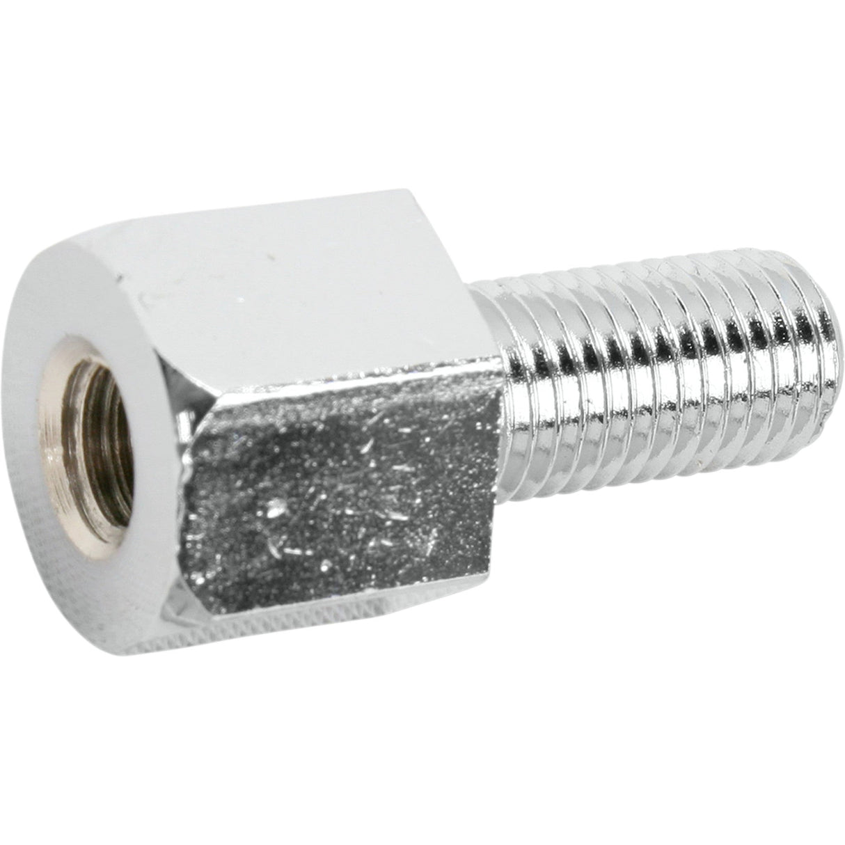 EMGO 0641-0033 20-28109 Universal Mirror Adapter Adapter - Mirror - Universal - M8 x 1.25 Male | M10 x 1.25 Female - Chrome