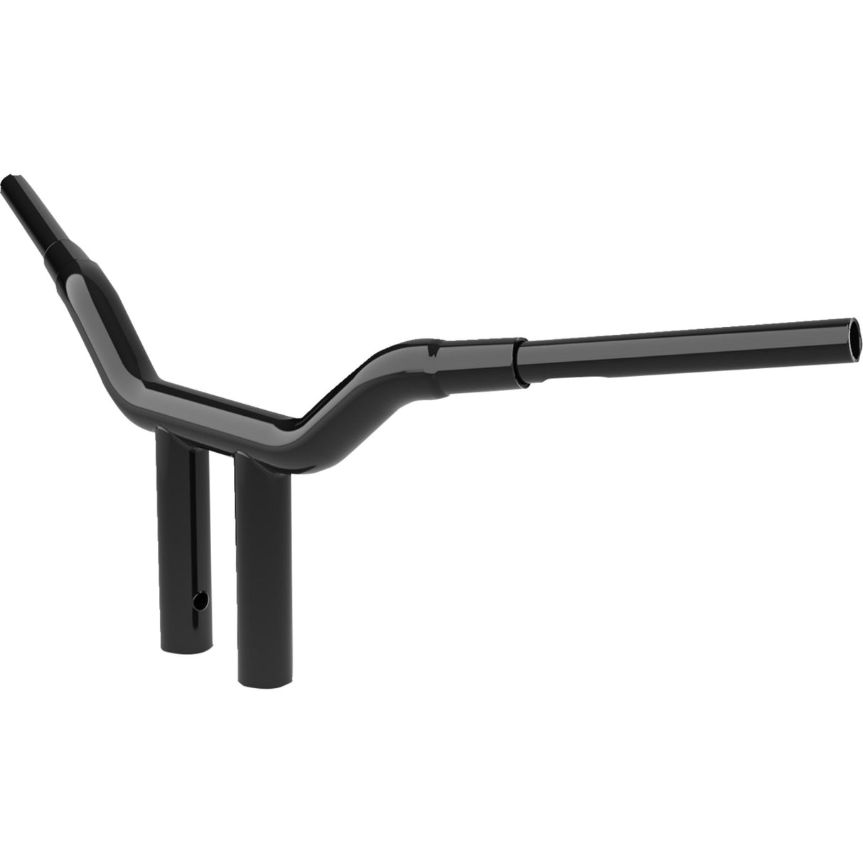 LA CHOPPERS 0601-6266 LA-7343-10B One-Piece Kagefighter Handlebar - 10" x 1-1/2" - Black