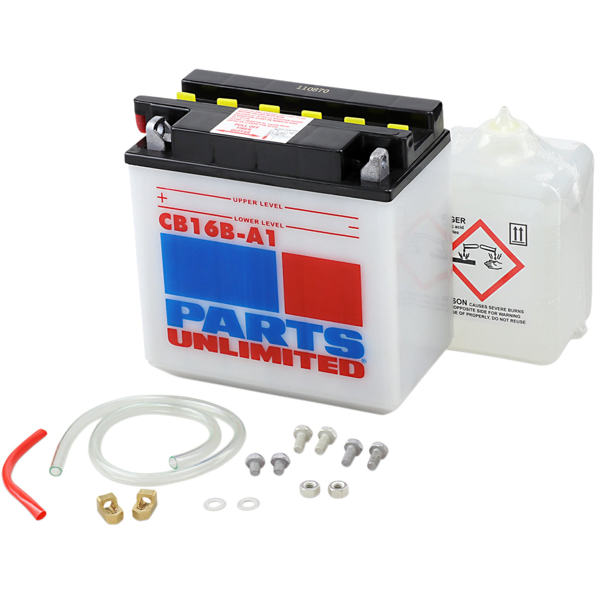 PARTS UNLIMITED 2113-0192 Heavy-Duty 12v Battery Kit Battery - YB16B-A1
