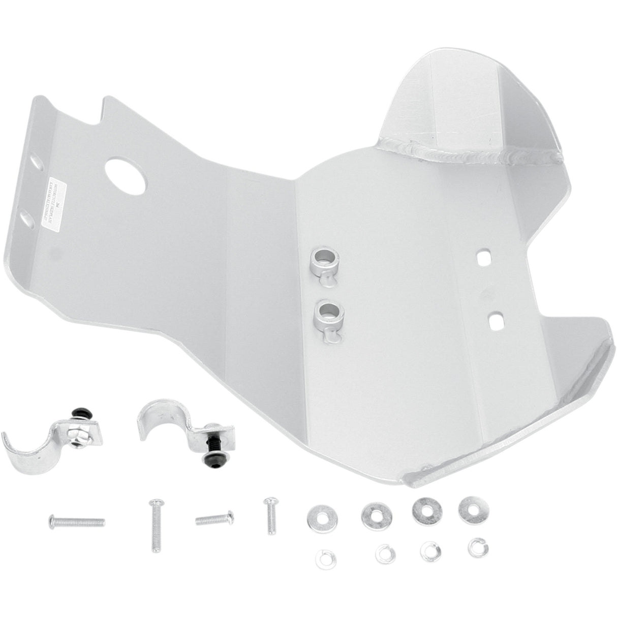MOOSE OFFROAD 0506-0372 266 Aluminum Skid Plate — Skid Plate Skid Plate - Silver - Kawasaki - KLX 250 S | 300/R