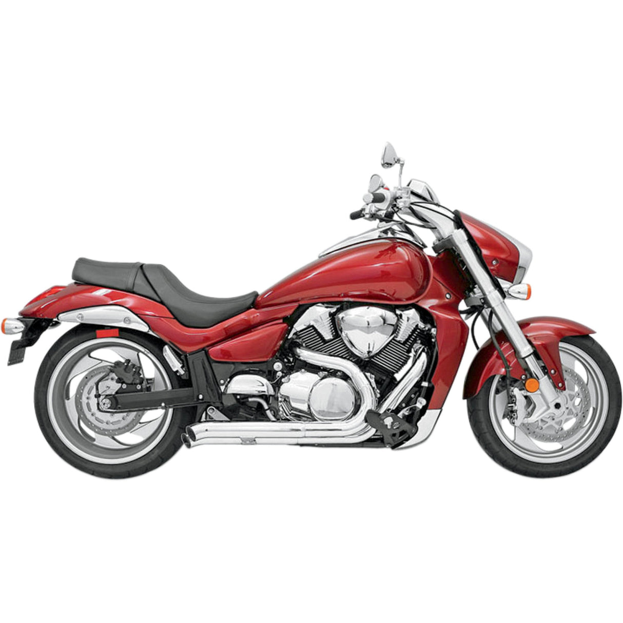 BASSANI XHAUST 1810-1772 SM9-3TO Pro Street Over and Under Turn Out Exhaust System Pro Street Turn Out Exhaust - Chrome - M109R