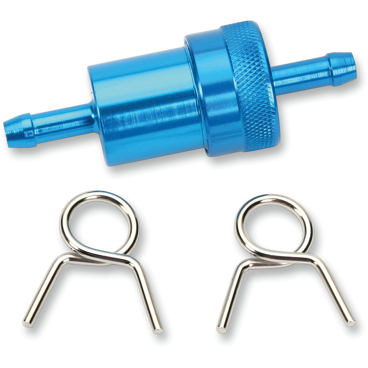 EMGO 14-34471 14-34471 Anodized Aluminum Fuel Filter blue - 1/4"