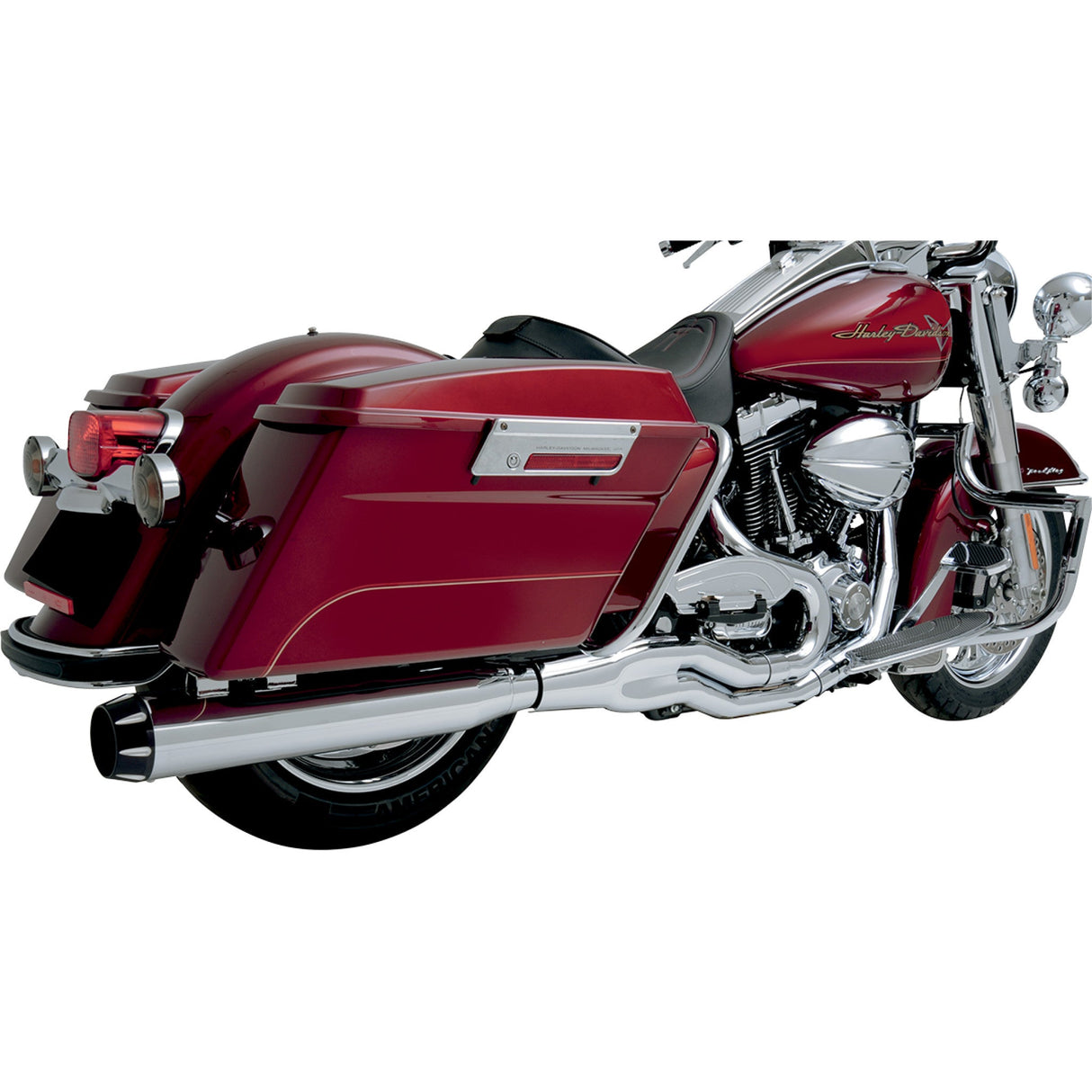 BASSANI XHAUST 1800-1284 FLH-777 Road Rage II B1 Power 2:1 Touring Exhaust - Chrome